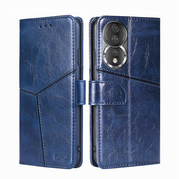 For Honor 80 Geometric Stitching Horizontal Flip Leather Phone Case