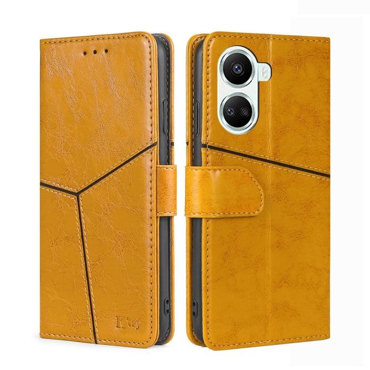 For Huawei nova 10 SE Geometric Stitching Horizontal Flip Leather Phone Case