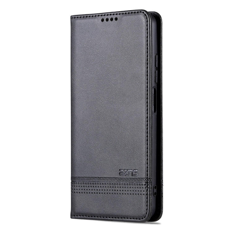 For Xiaomi Redmi Note 12 China AZNS Magnetic Calf Texture Leather Phone Case