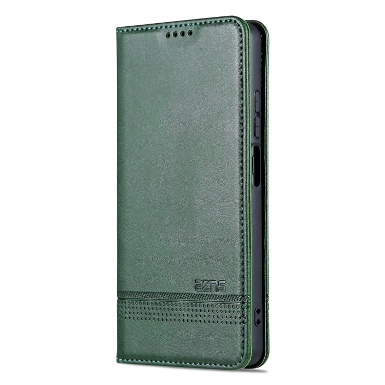 For Xiaomi Redmi Note 12 China AZNS Magnetic Calf Texture Leather Phone Case