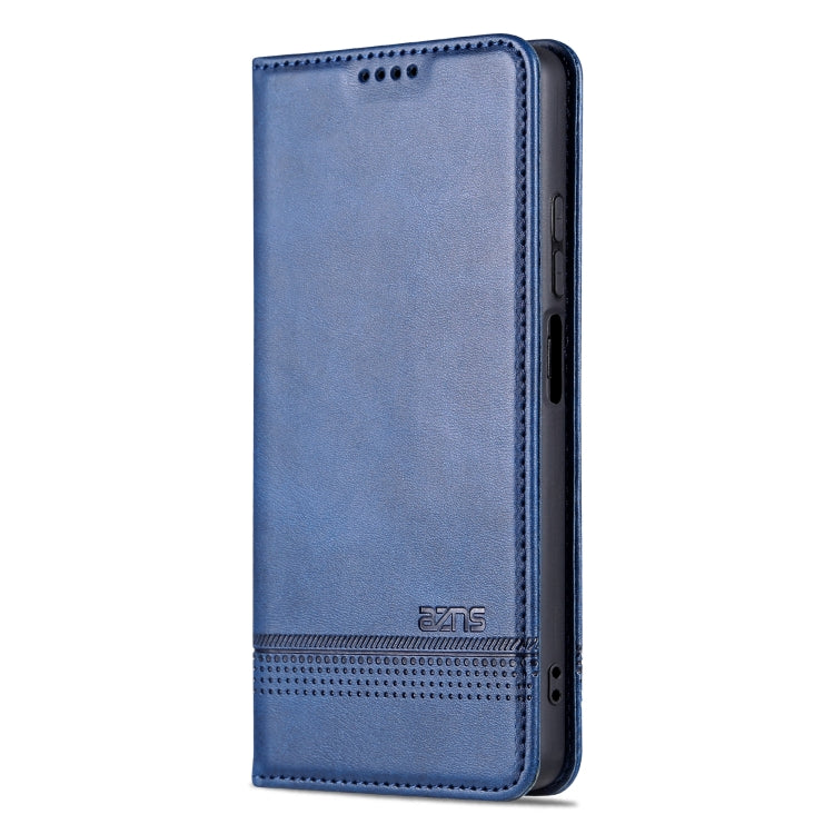 For Xiaomi Redmi Note 12 China AZNS Magnetic Calf Texture Leather Phone Case