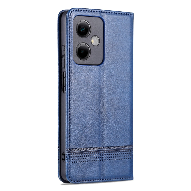 For Xiaomi Redmi Note 12 China AZNS Magnetic Calf Texture Leather Phone Case