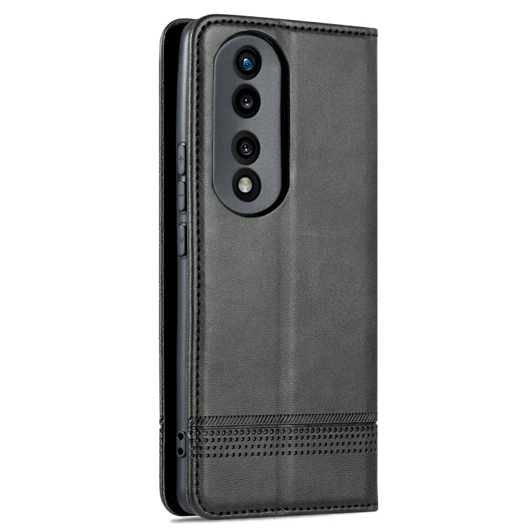 For Honor 80 Pro AZNS Magnetic Calf Texture Leather Phone Case