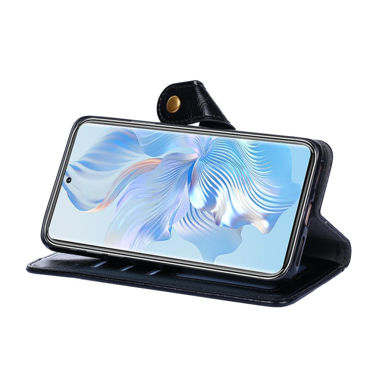 For vivo X90 Zipper Bag Leather Phone Case