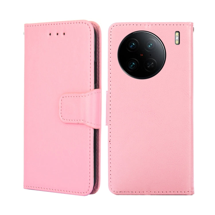 For vivo X90 Pro+ Crystal Texture Leather Phone Case
