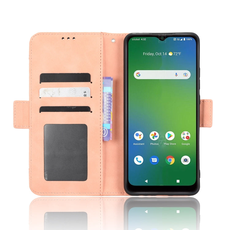 For Cricket Icon 4 Skin Feel Calf Texture Card Slots Leather Phone Case