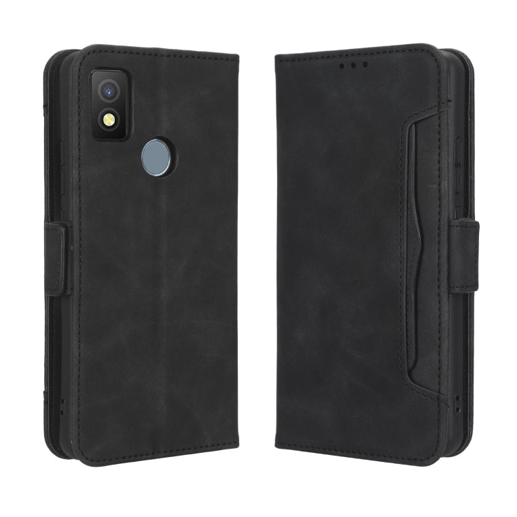 For Cricket Icon 4 Skin Feel Calf Texture Card Slots Leather Phone Case