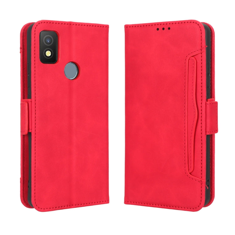 For Cricket Icon 4 Skin Feel Calf Texture Card Slots Leather Phone Case