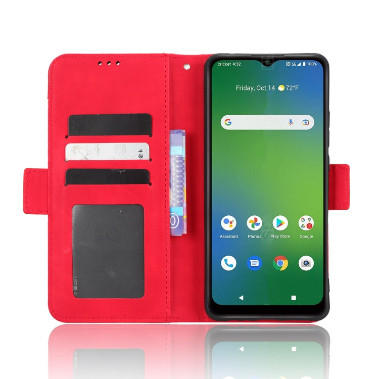 For Cricket Icon 4 Skin Feel Calf Texture Card Slots Leather Phone Case