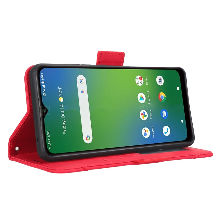 For Cricket Icon 4 Skin Feel Calf Texture Card Slots Leather Phone Case