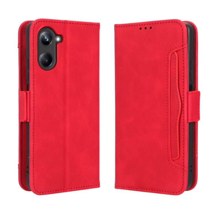For Realme 10 4G Skin Feel Calf Texture Card Slots Leather Phone Case