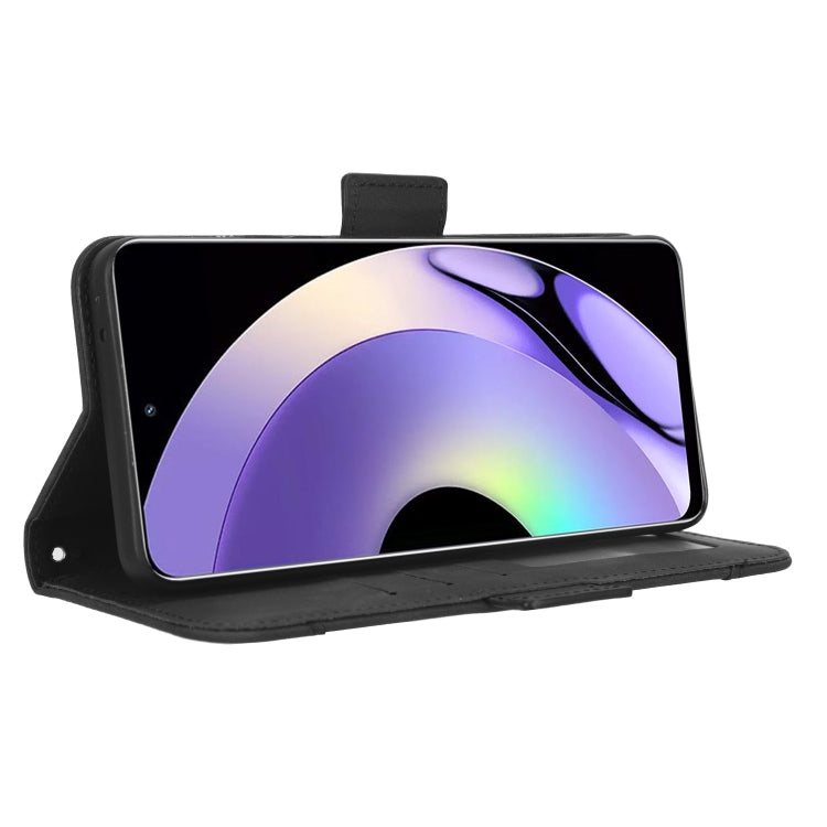 For Realme 10 Pro Skin Feel Calf Texture Card Slots Leather Phone Case