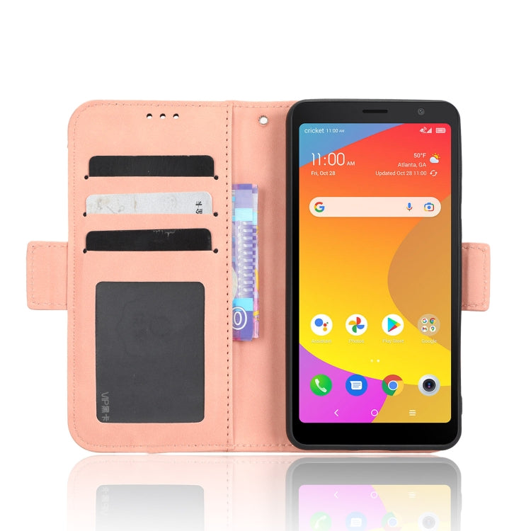 For TCL ION Z Skin Feel Calf Texture Card Slots Leather Phone Case