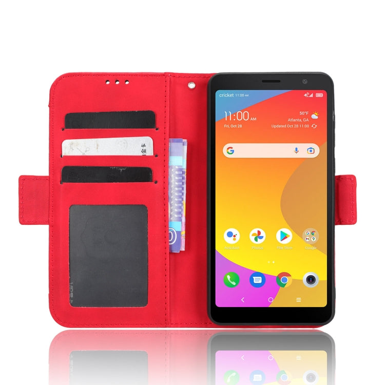 For TCL ION Z Skin Feel Calf Texture Card Slots Leather Phone Case