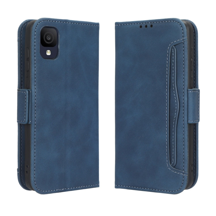 For TCL ION Z Skin Feel Calf Texture Card Slots Leather Phone Case