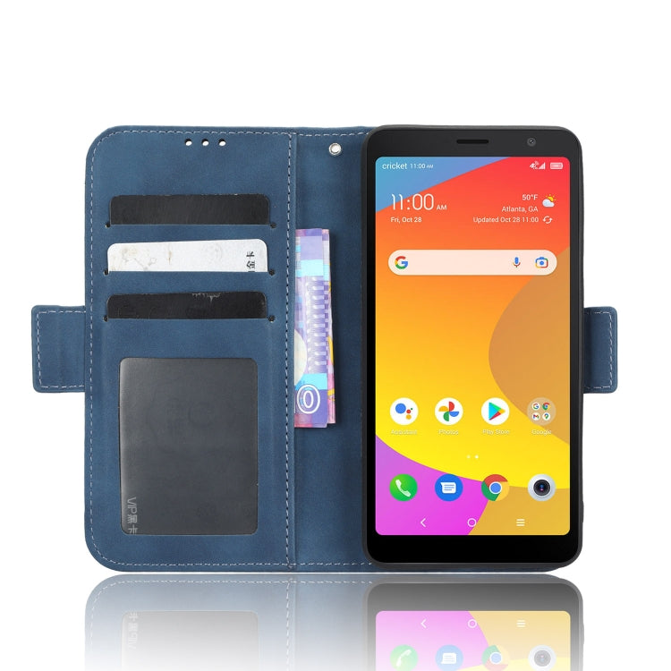 For TCL ION Z Skin Feel Calf Texture Card Slots Leather Phone Case