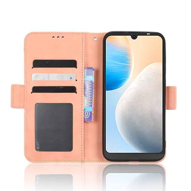 For Tecno Pop 6 BE7 Skin Feel Calf Texture Card Slots Leather Phone Case