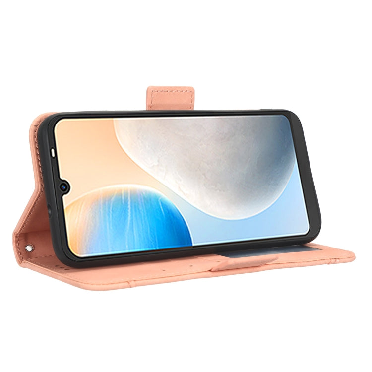 For Tecno Pop 6 BE7 Skin Feel Calf Texture Card Slots Leather Phone Case