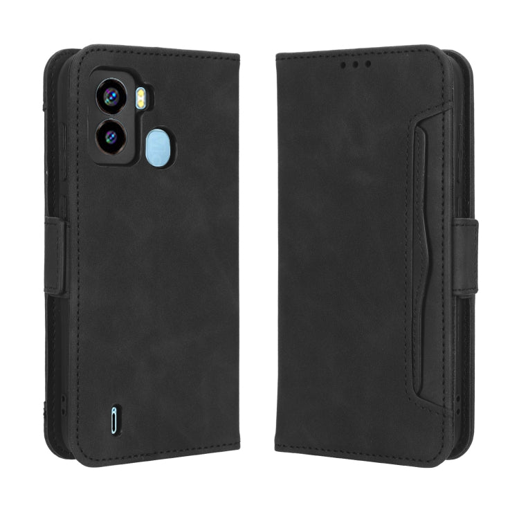 For Tecno Pop 6 BE7 Skin Feel Calf Texture Card Slots Leather Phone Case