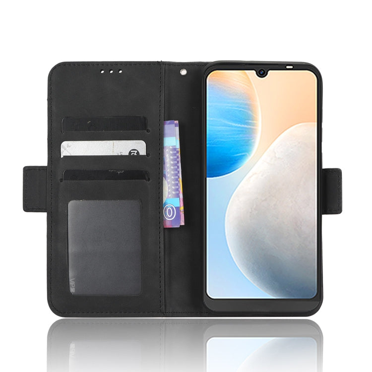 For Tecno Pop 6 BE7 Skin Feel Calf Texture Card Slots Leather Phone Case