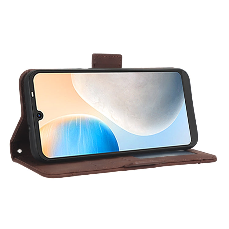 For Tecno Pop 6 BE7 Skin Feel Calf Texture Card Slots Leather Phone Case