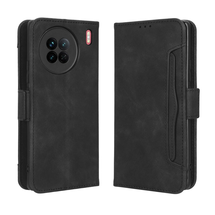 For vivo X90 5G Skin Feel Calf Texture Card Slots Leather Phone Case