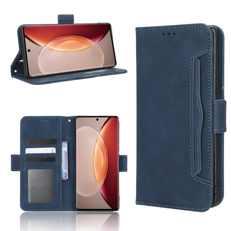 For vivo X90 5G Skin Feel Calf Texture Card Slots Leather Phone Case
