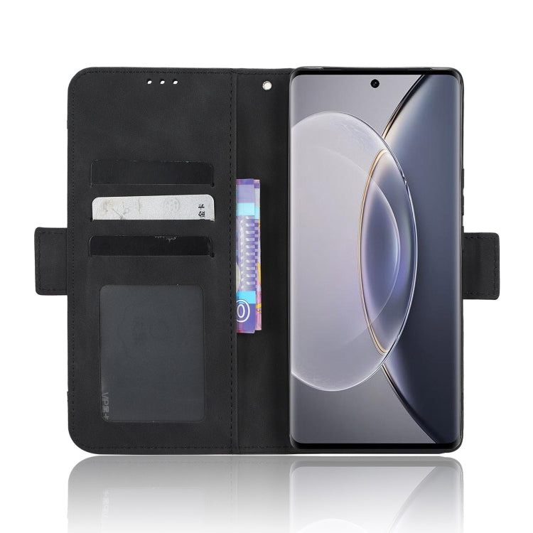 For vivo X90 Pro+ Skin Feel Calf Texture Card Slots Leather Phone Case