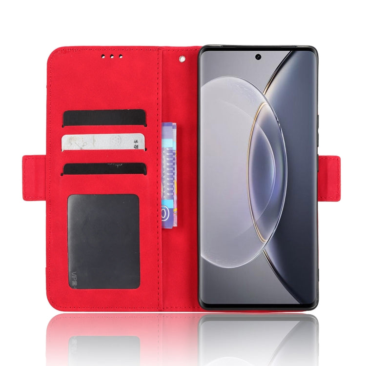 For vivo X90 Pro+ Skin Feel Calf Texture Card Slots Leather Phone Case