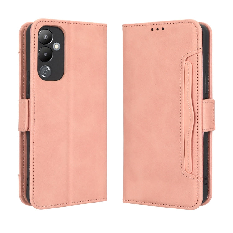 For Tecno Pova 4 Skin Feel Calf Texture Card Slots Leather Phone Case