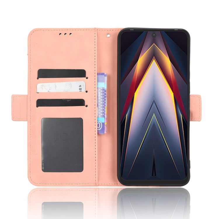 For Tecno Pova 4 Skin Feel Calf Texture Card Slots Leather Phone Case