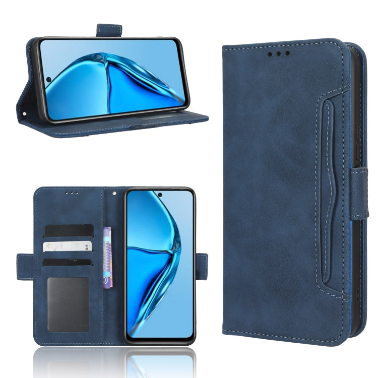 For Infinix Hot 20 4G X682B Skin Feel Calf Texture Card Slots Leather Phone Case