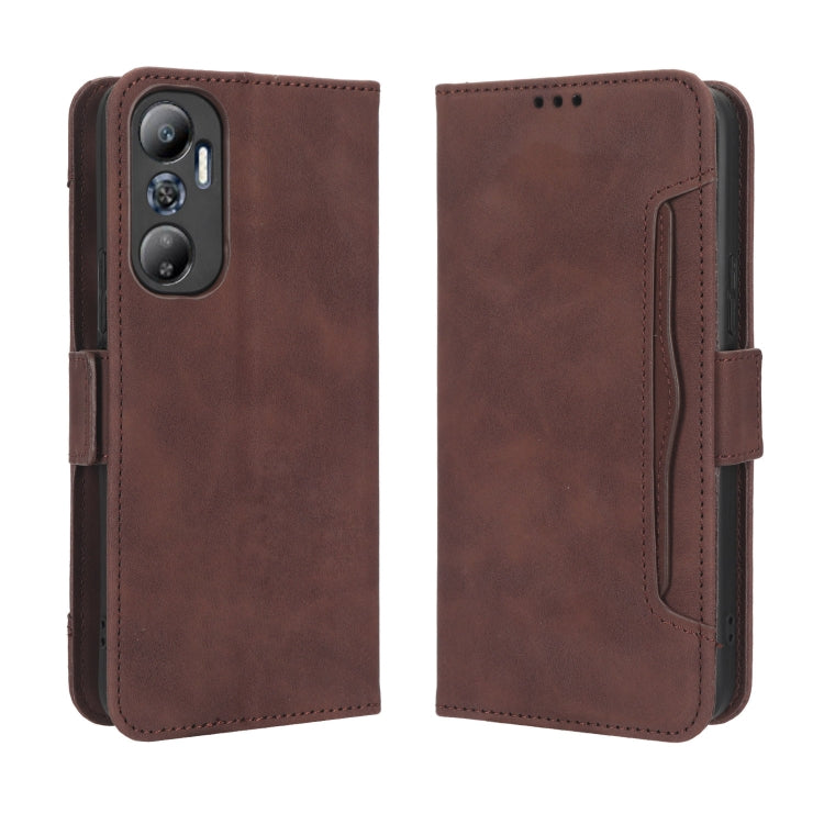 For Infinix Hot 20 4G X682B Skin Feel Calf Texture Card Slots Leather Phone Case