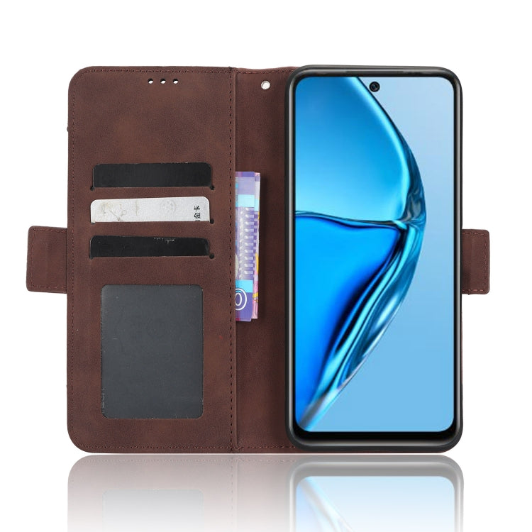 For Infinix Hot 20 4G X682B Skin Feel Calf Texture Card Slots Leather Phone Case