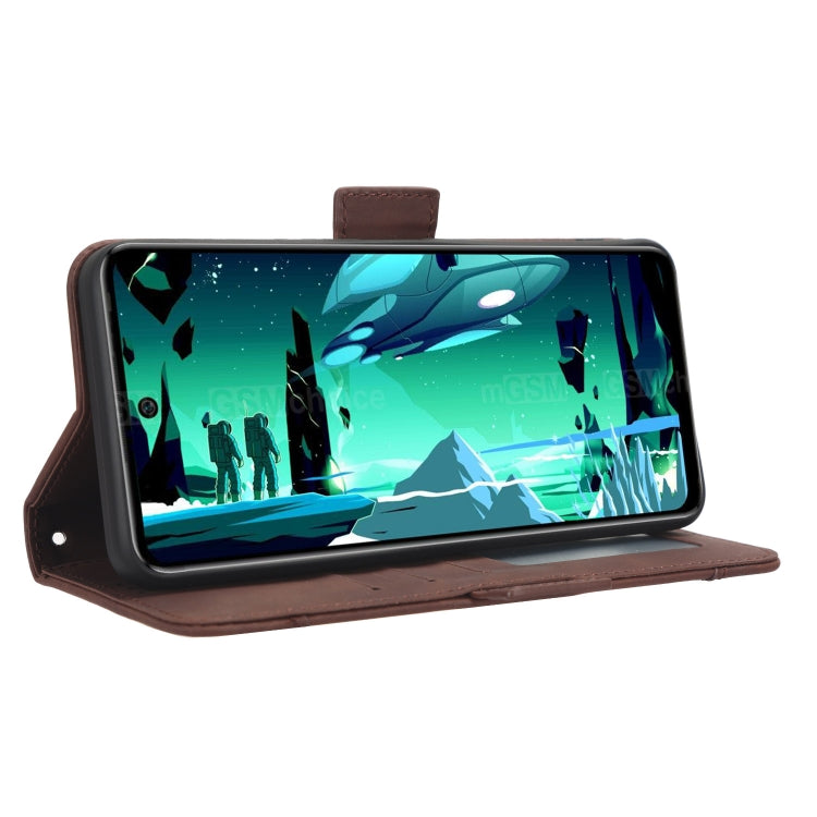 For Infinix Hot 20S X6827 Skin Feel Calf Texture Card Slots Leather Phone Case