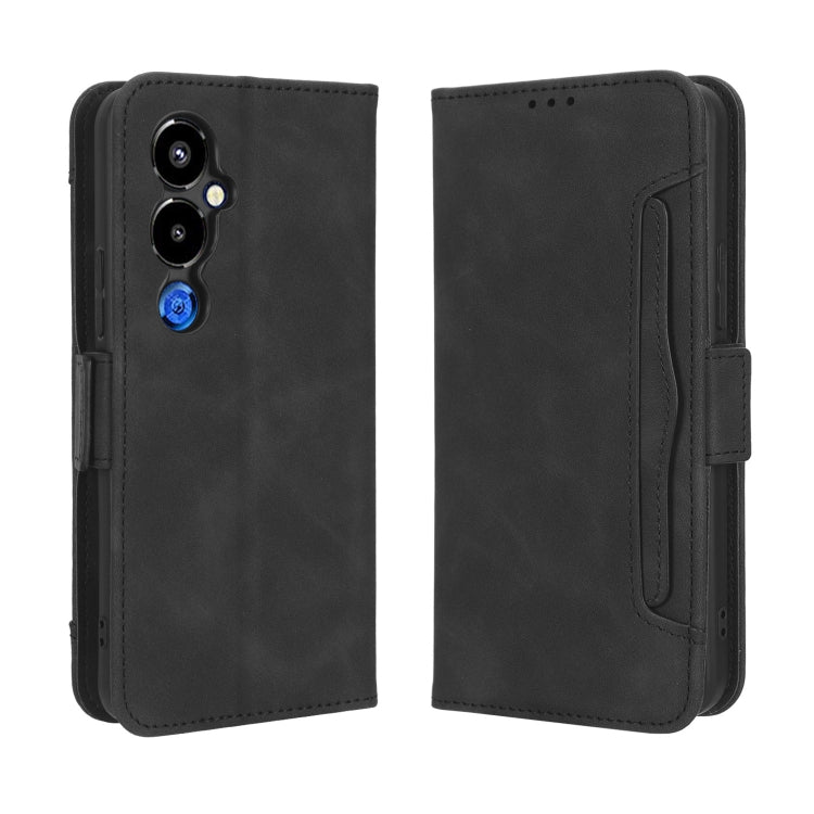 For Tecno Pova 4 Pro Skin Feel Calf Texture Card Slots Leather Phone Case