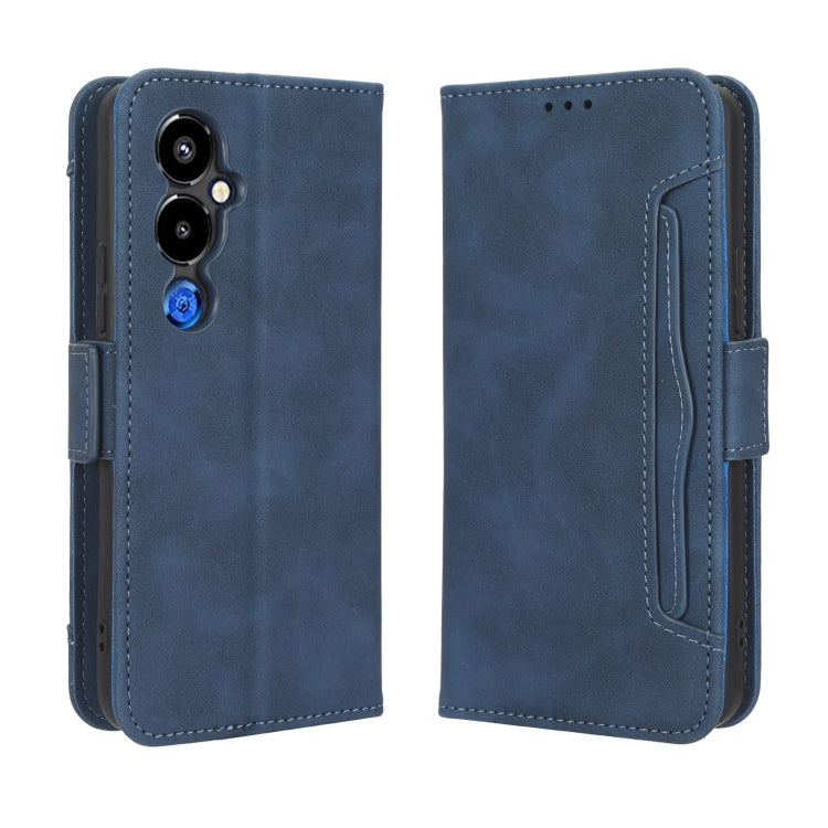 For Tecno Pova 4 Pro Skin Feel Calf Texture Card Slots Leather Phone Case