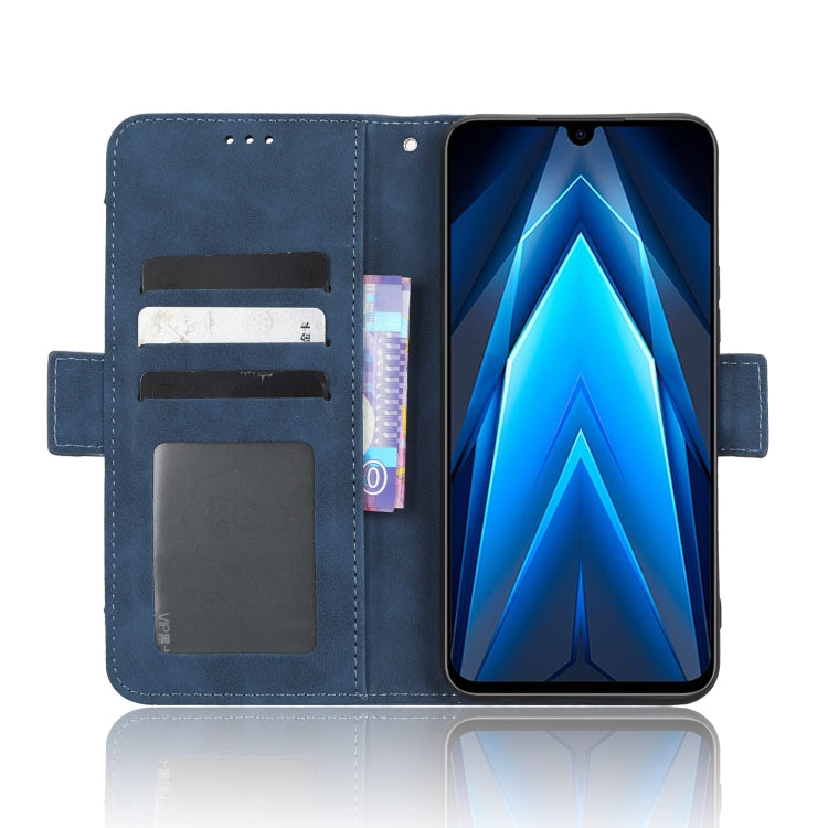 For Tecno Pova 4 Pro Skin Feel Calf Texture Card Slots Leather Phone Case