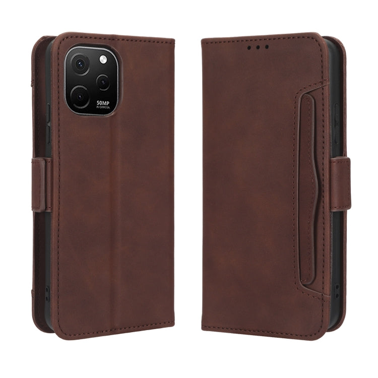 For Huawei nova Y61 Skin Feel Calf Texture Card Slots Leather Phone Case