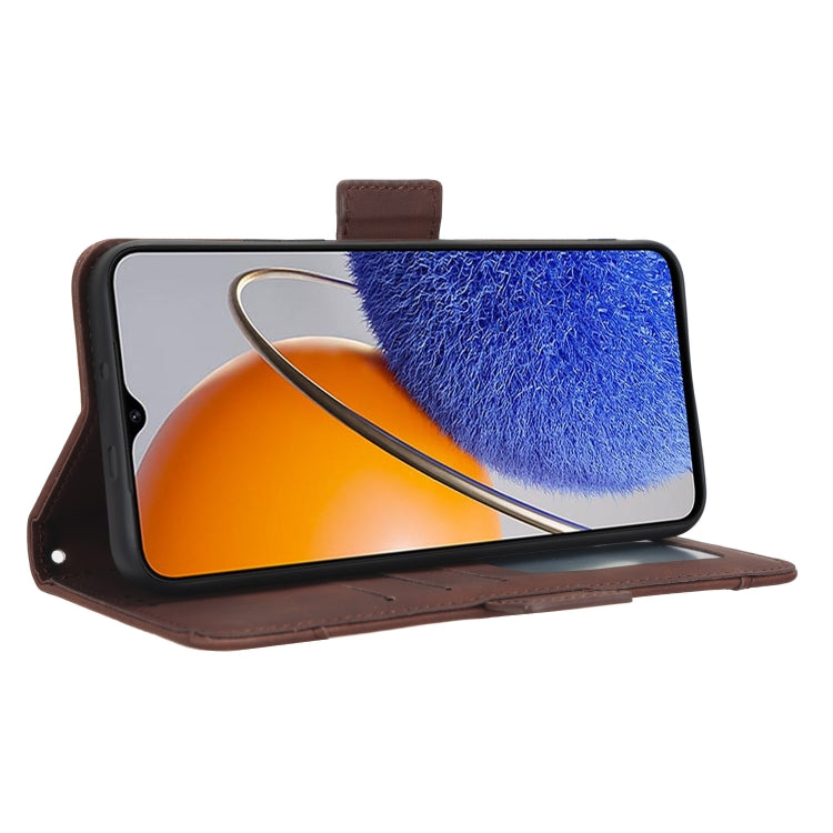 For Huawei nova Y61 Skin Feel Calf Texture Card Slots Leather Phone Case