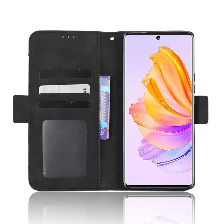 For Honor 80 SE 5G Skin Feel Calf Texture Card Slots Leather Phone Case