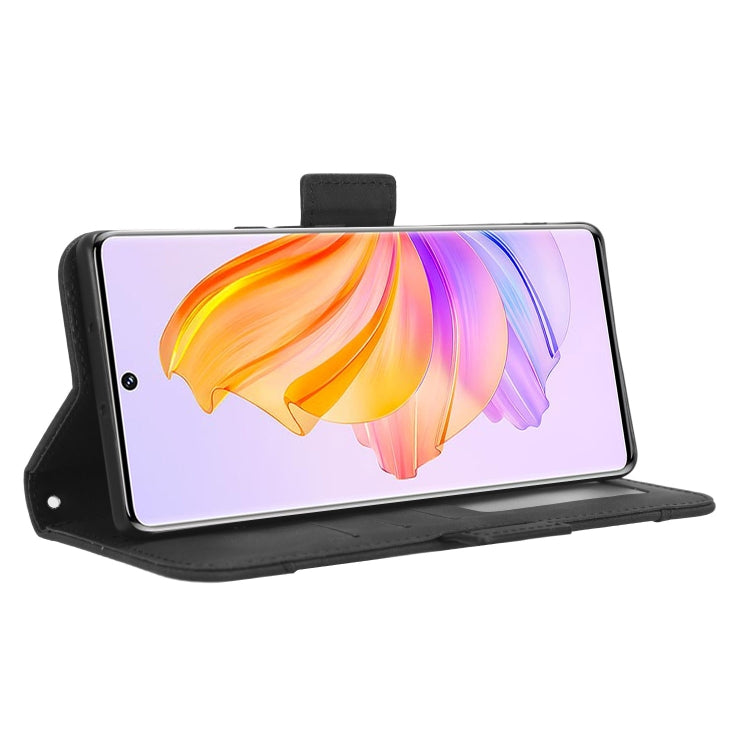 For Honor 80 SE 5G Skin Feel Calf Texture Card Slots Leather Phone Case