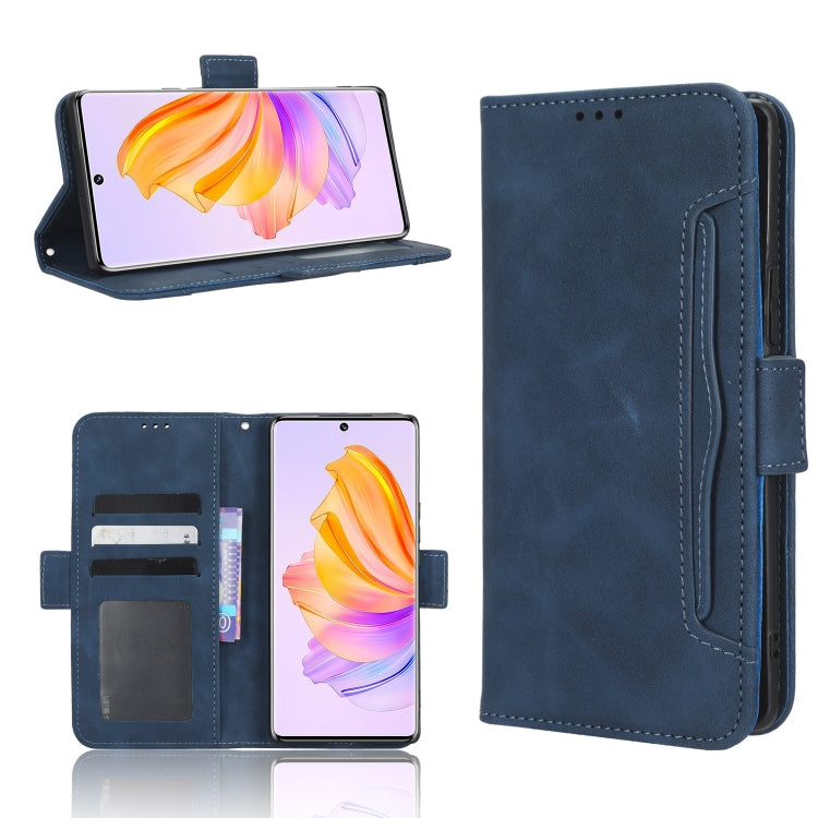 For Honor 80 SE 5G Skin Feel Calf Texture Card Slots Leather Phone Case