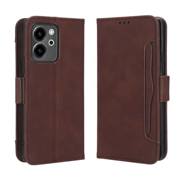 For Honor 80 SE 5G Skin Feel Calf Texture Card Slots Leather Phone Case