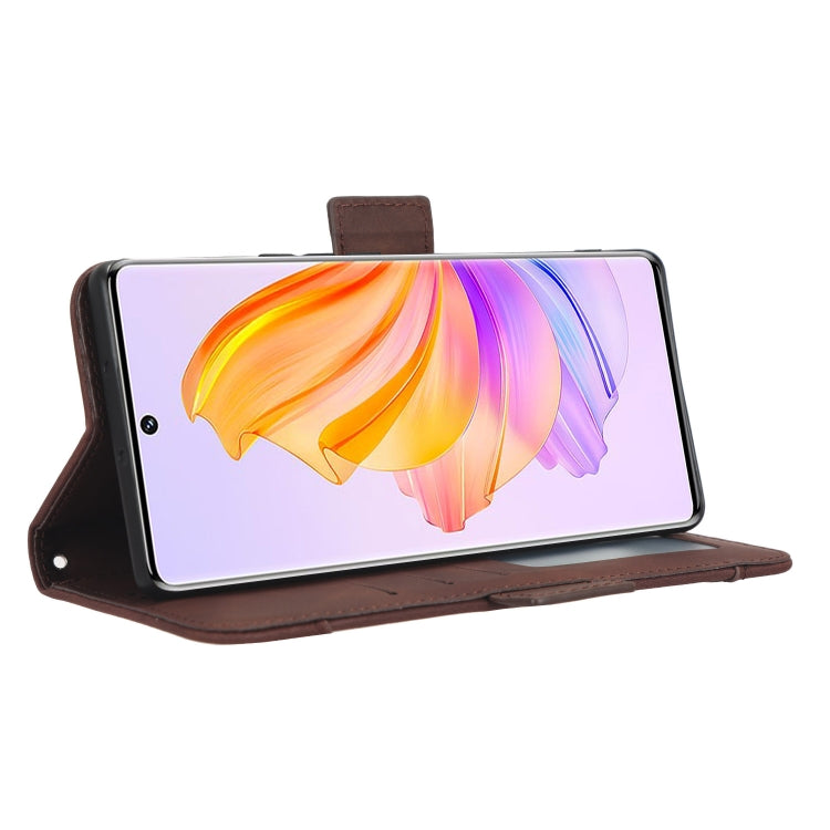 For Honor 80 SE 5G Skin Feel Calf Texture Card Slots Leather Phone Case