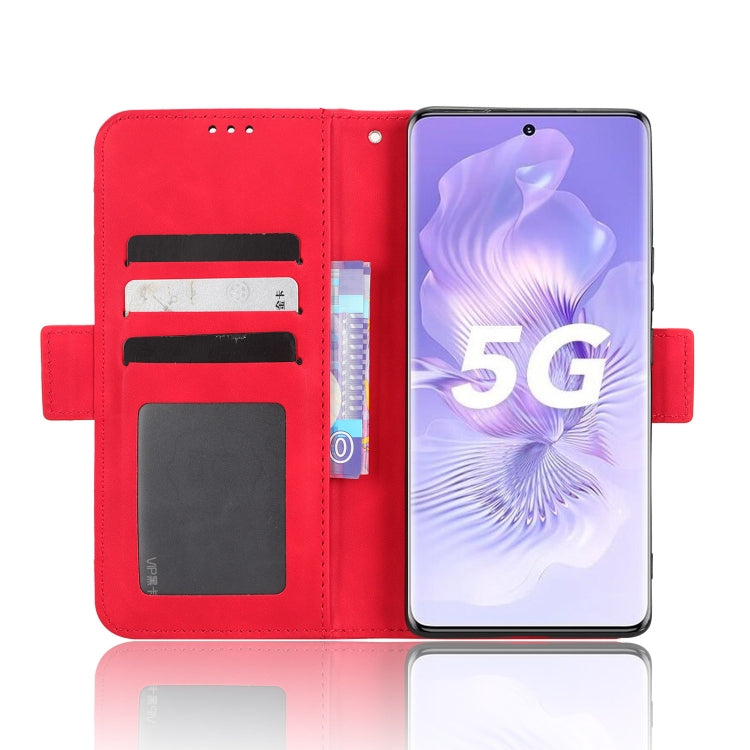 For Honor 80 5G Skin Feel Calf Texture Card Slots Leather Phone Case