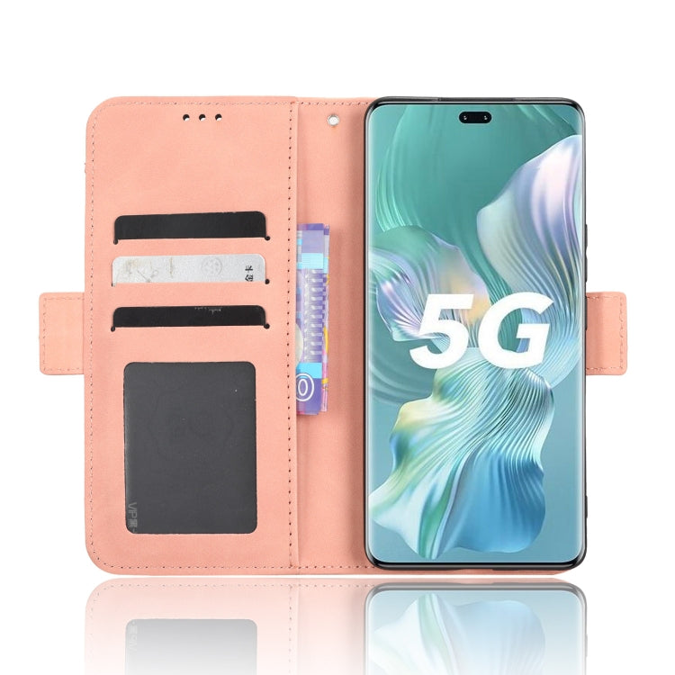 For Honor 80 Pro 5G Skin Feel Calf Texture Card Slots Leather Phone Case