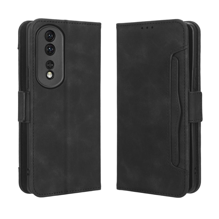For Honor 80 Pro 5G Skin Feel Calf Texture Card Slots Leather Phone Case
