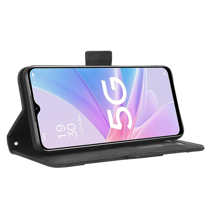 For OPPO A58 5G Skin Feel Calf Texture Card Slots Leather Phone Case