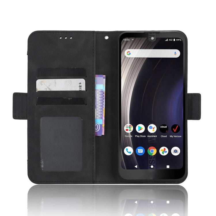 For Orbic JOY RC608L Skin Feel Calf Texture Card Slots Leather Phone Case